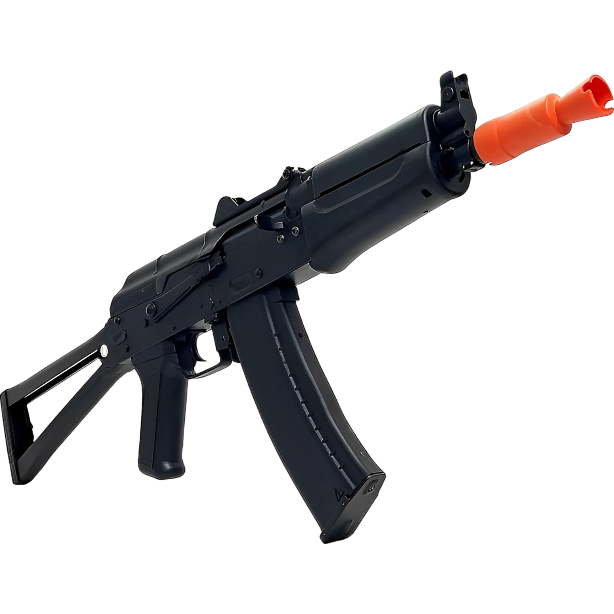 Jinming AK74U black gel blaster, designed for assault scenarios