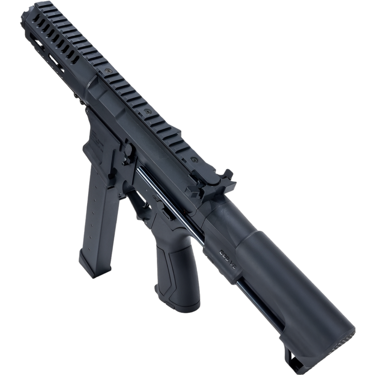 Black ARP9-5.0 Gel Blaster with Rugged Nylon Construction