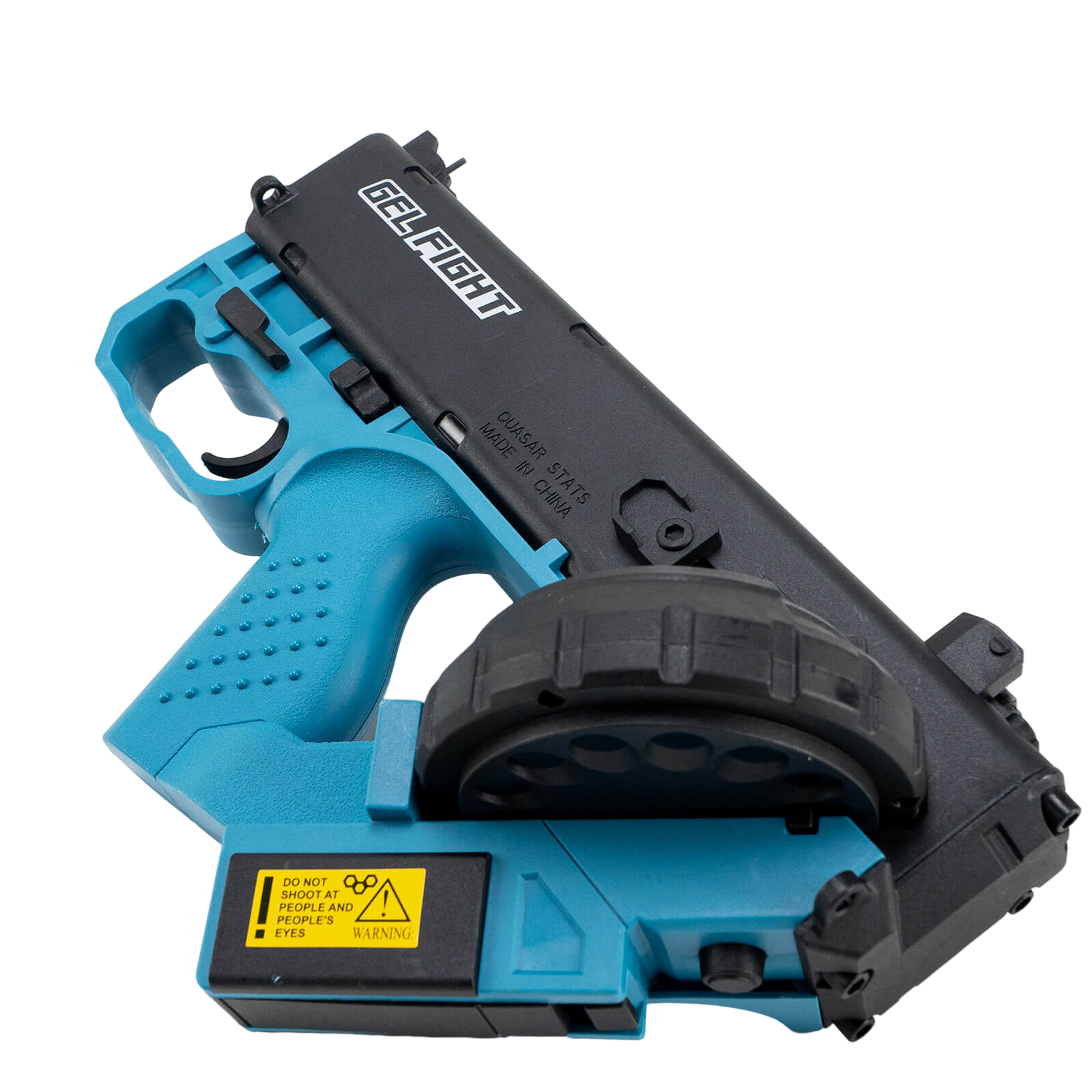 Cyberpunk 2077 DR-12 Quasar SMG blue gel blaster for stylish performance