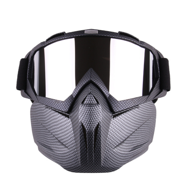 Full-face Gel Blaster mask with padding for enhanced comfort and safety