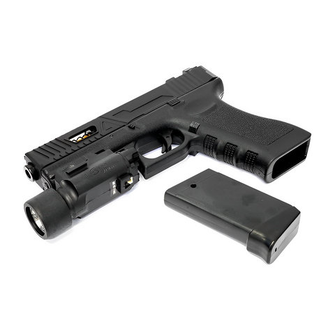 Glock G18 gel blaster electric black designed for powerful performance