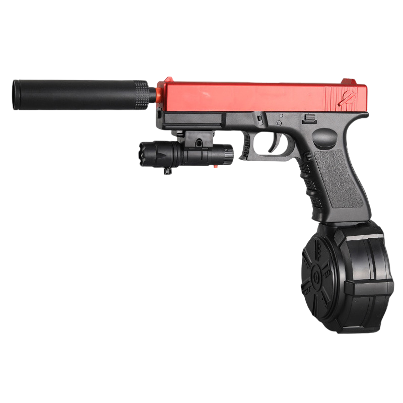 Glock 18 red gel blaster electric pistol for vibrant action