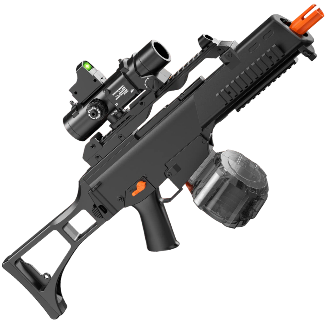 High-Performance G36 Gel Blaster Featuring Nylon Construction and Fire Modes