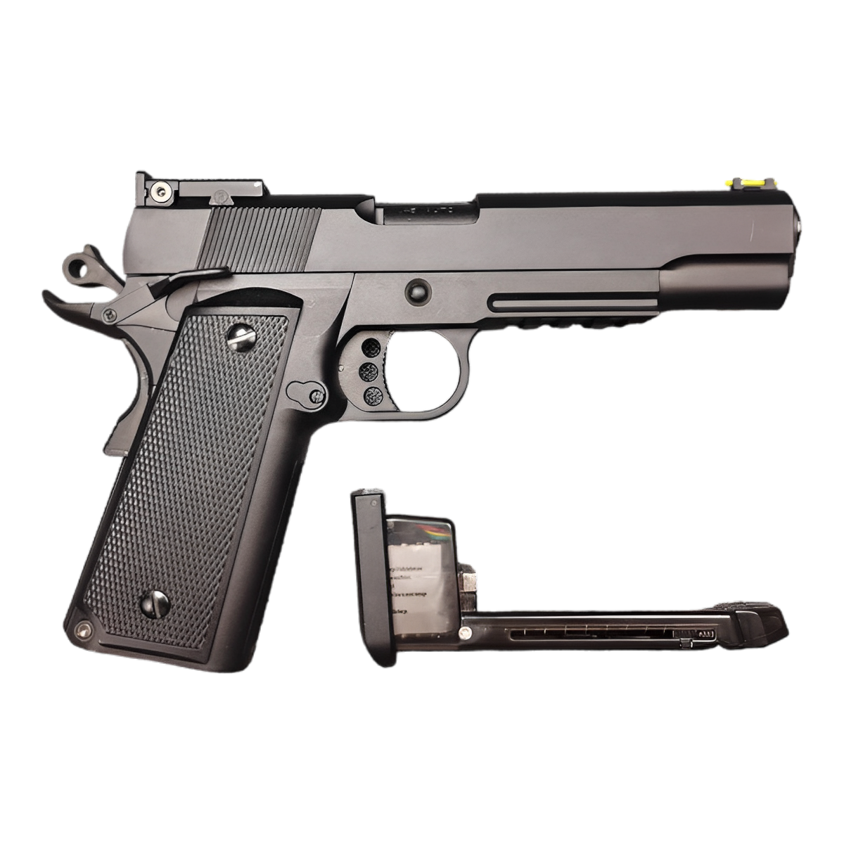 Model 1911 A1 gel blaster with high-performance electric motor and metal components.