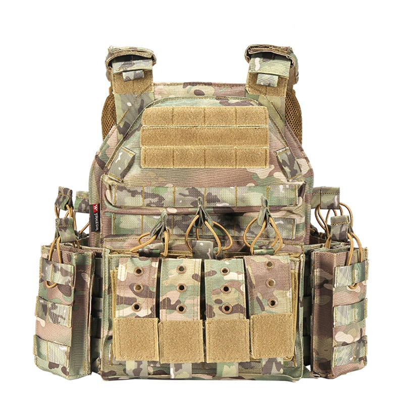 Multifunctional tactical vest for organized and accessible Gel Blaster gear