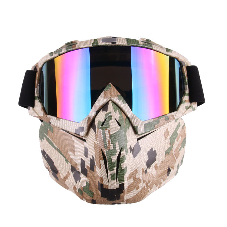 Protective Gel Blaster mask with clear visibility and impact resistance