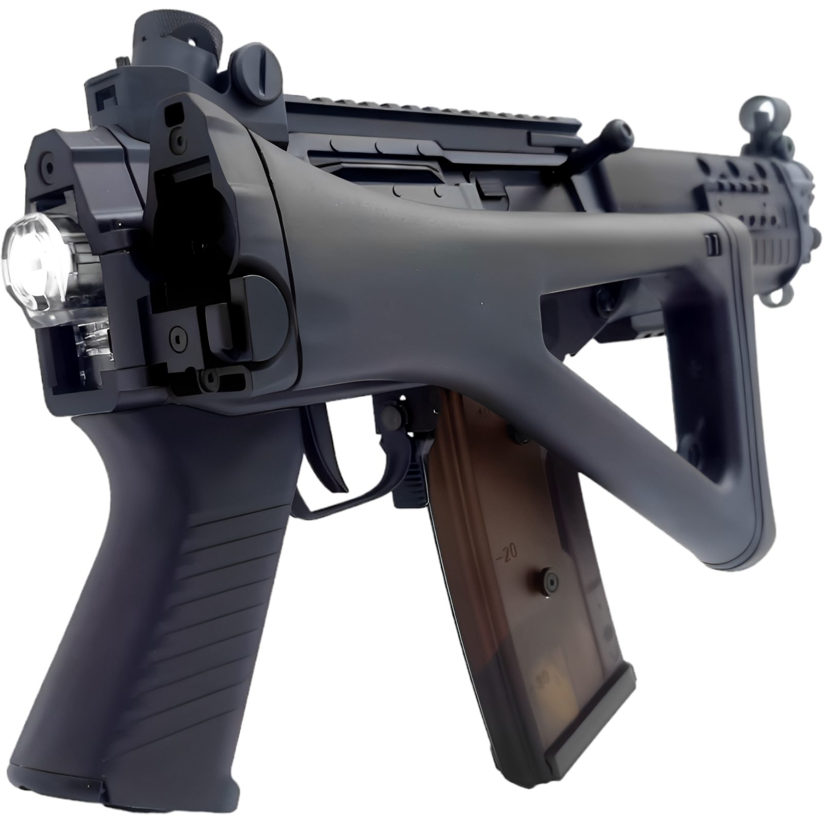 SIG-552 gel blaster by LeHui with mag prime, burst mode, and durable nylon body.