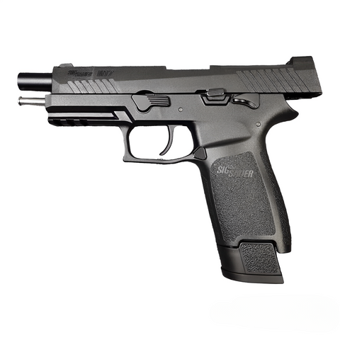 UDL SIG SAUER P320 M17 gel blaster with metal gearbox, semi-auto fire mode, and ergonomic design.