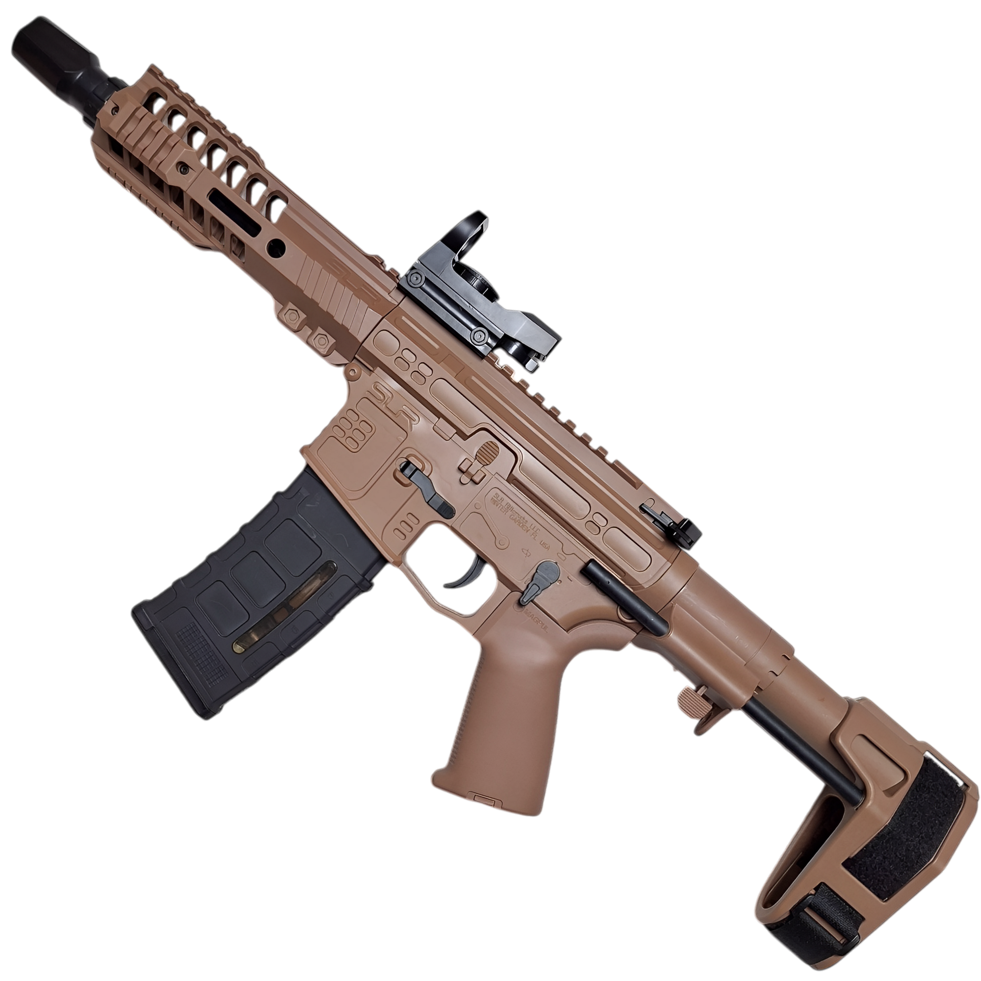 SLR 1.0 Gel Blaster in Sand: Precision and Power for Tactical Dominance