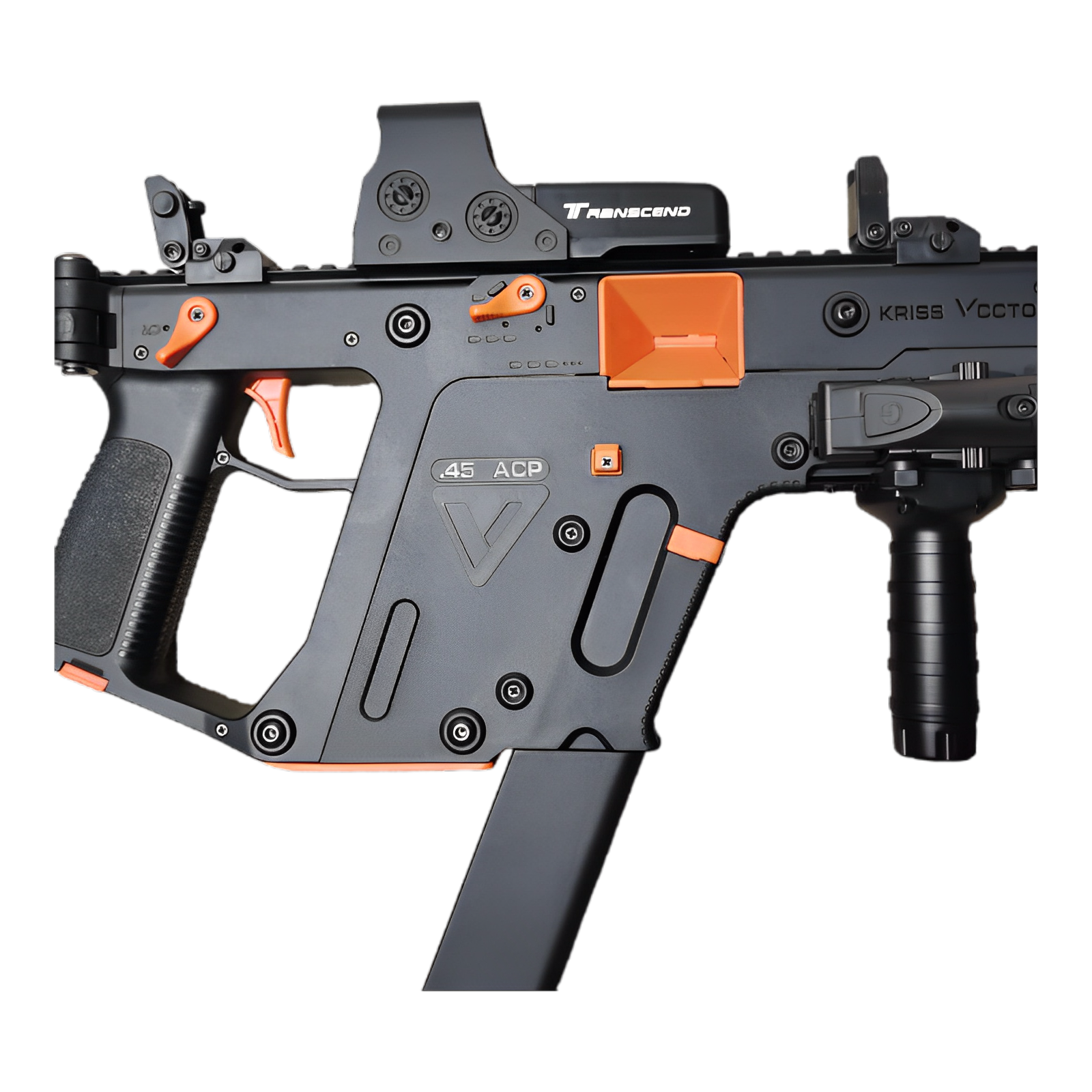 Versatile Kriss Vector Gel Blaster with RIS Rail and Adjustable EAG Stock