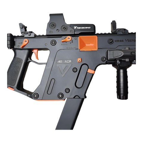 Versatile Kriss Vector Gel Blaster with RIS Rail and Adjustable EAG Stock